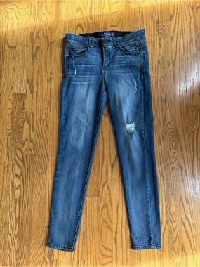 Democracy “Ab” solution distressed jeans